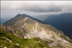 Fagaras Mountains and Transylvania from Negoiu Peak